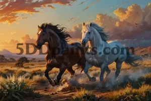 5D Diamond Painitng Horses