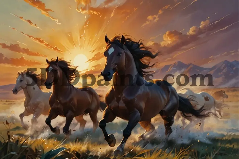 5D Diamond Painitng Horses