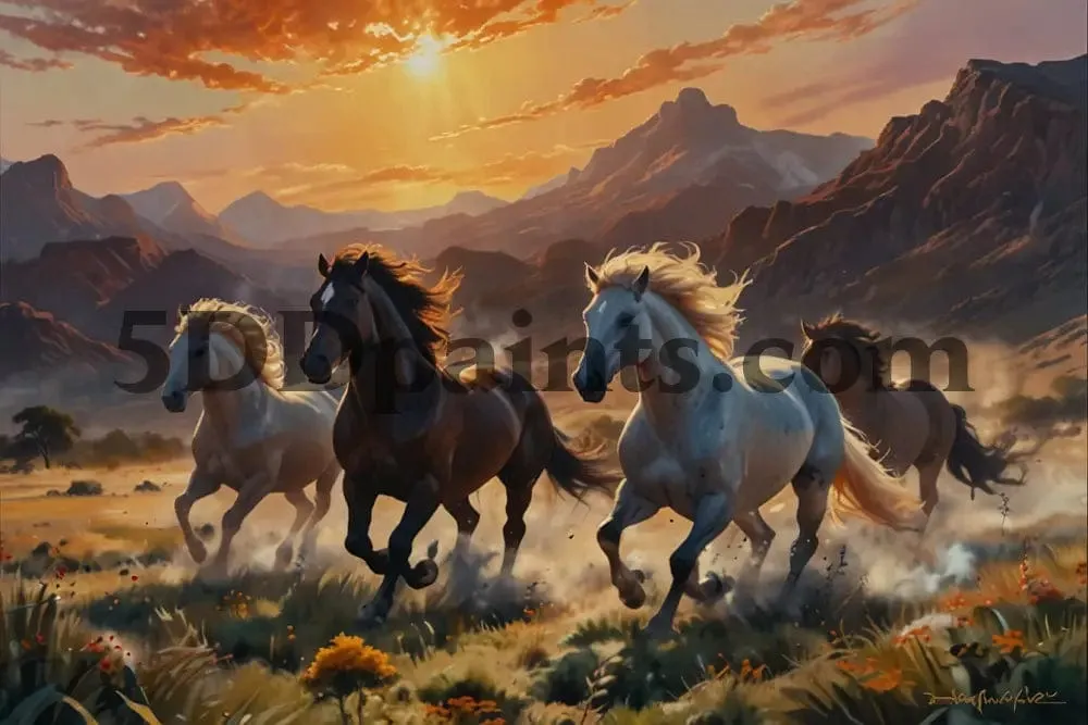 5D Diamond Painitng Horses