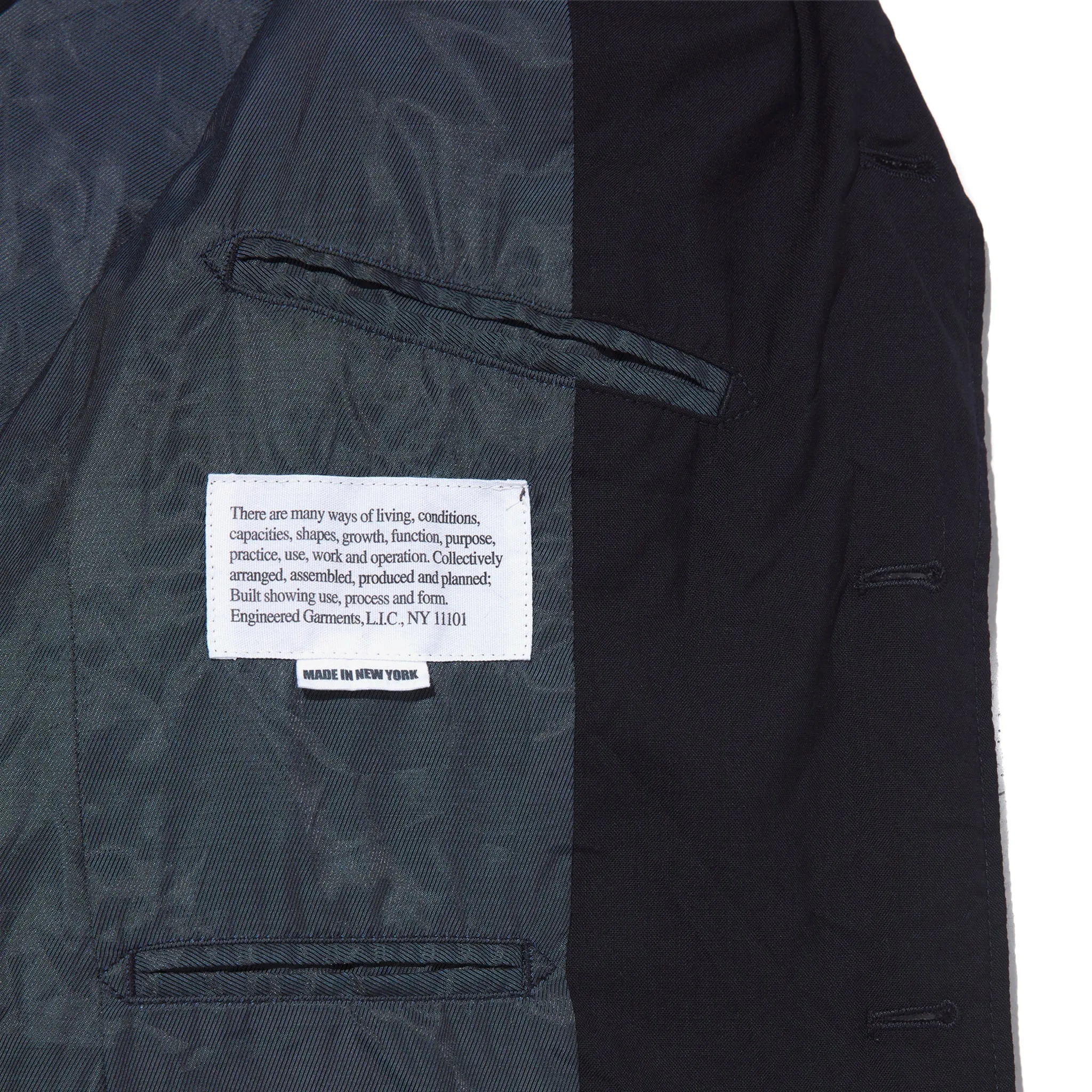 Andover Jacket - Dark Navy Tropical Wool