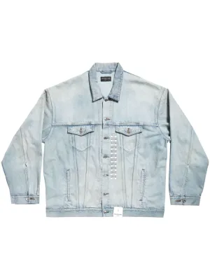Balenciaga Men's Coats Clear blue
