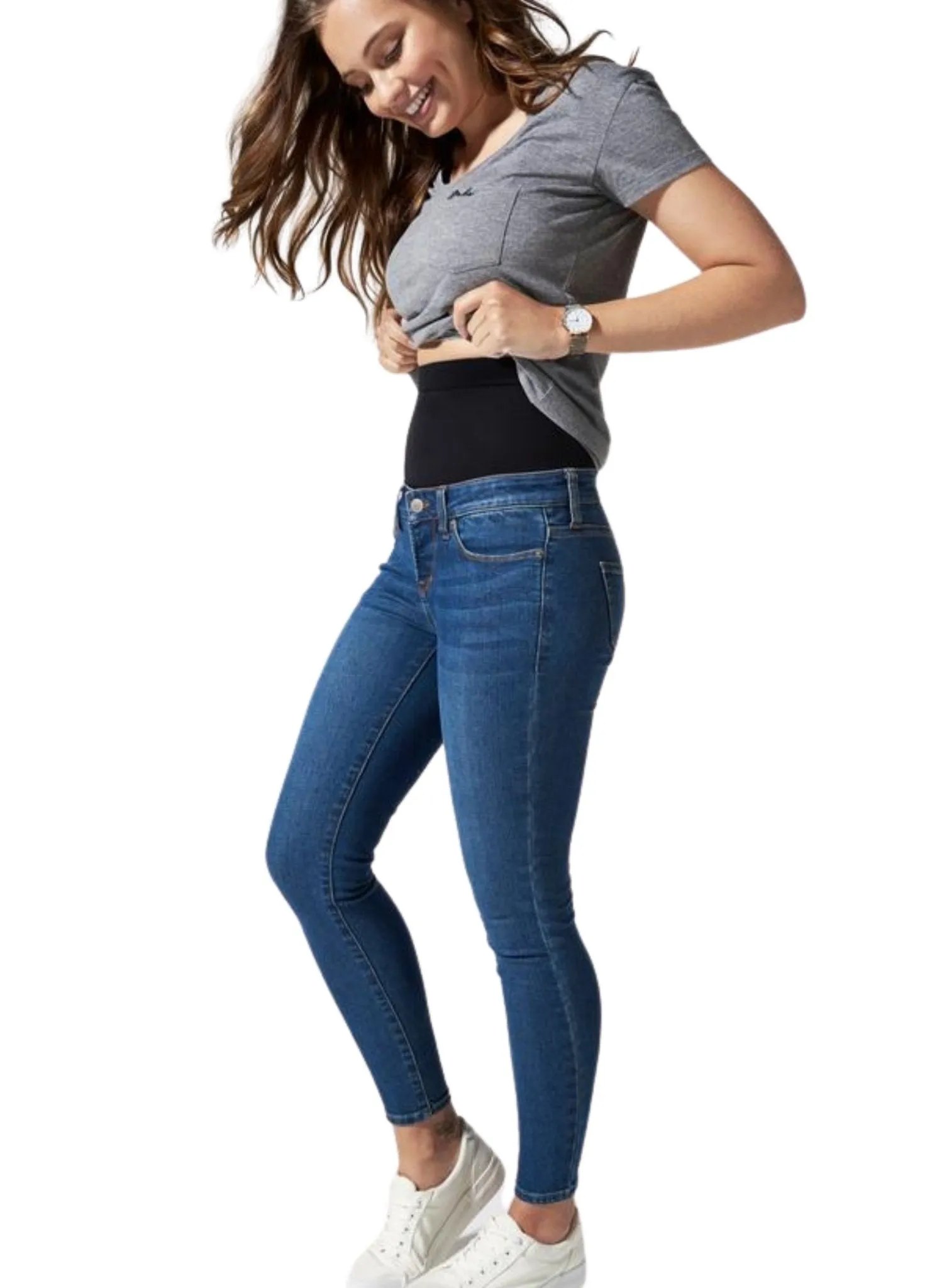 BLANQI Postpartum Support Skinny Jeans - Medium Wash