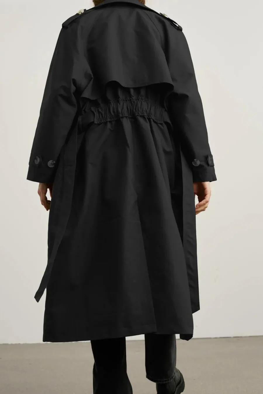 Cassandra Trench Coat Black