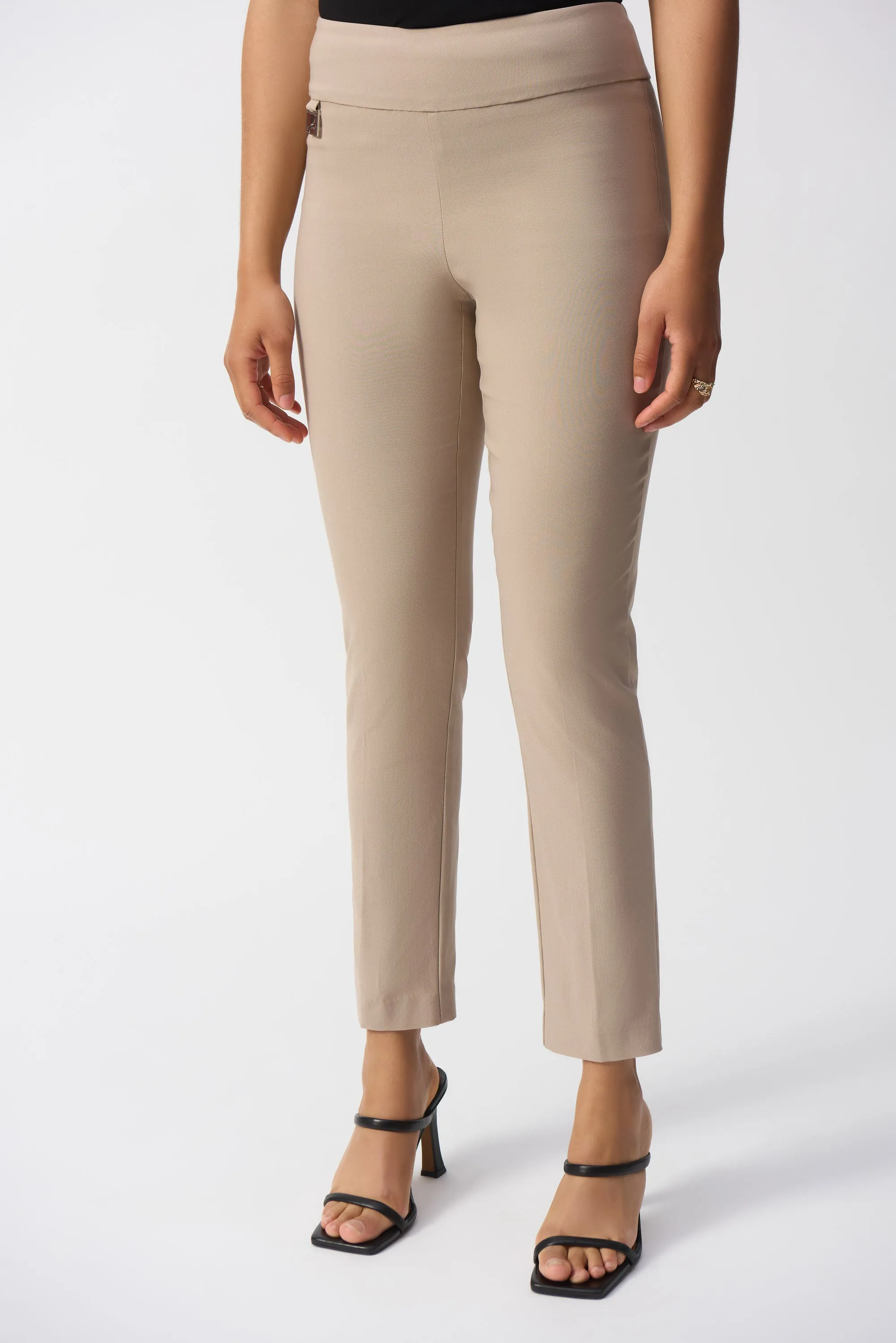 Classic Slim Millenium Pant 201483S25 in Dune by Joseph Ribkoff