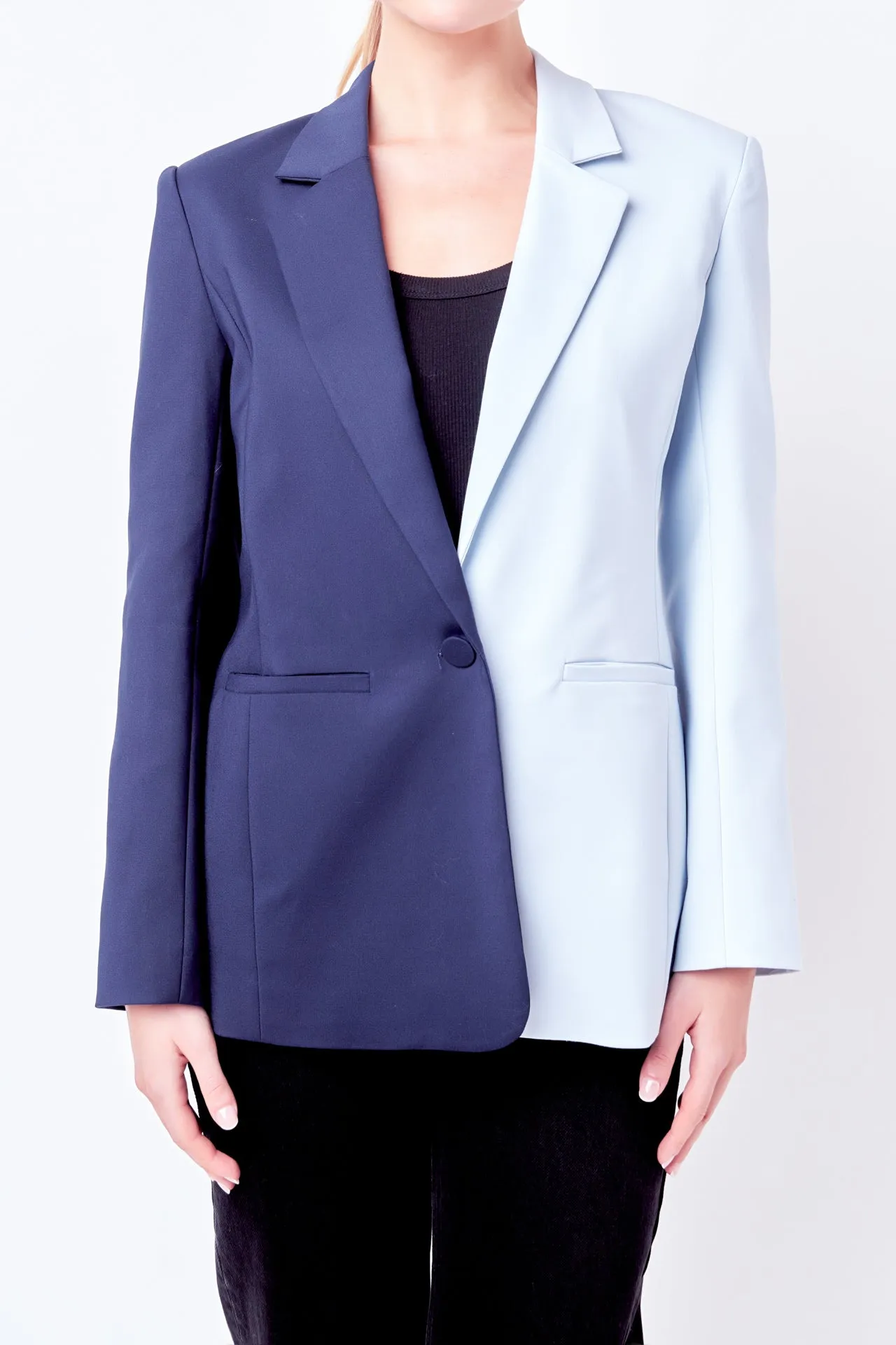 Color Block Blazer