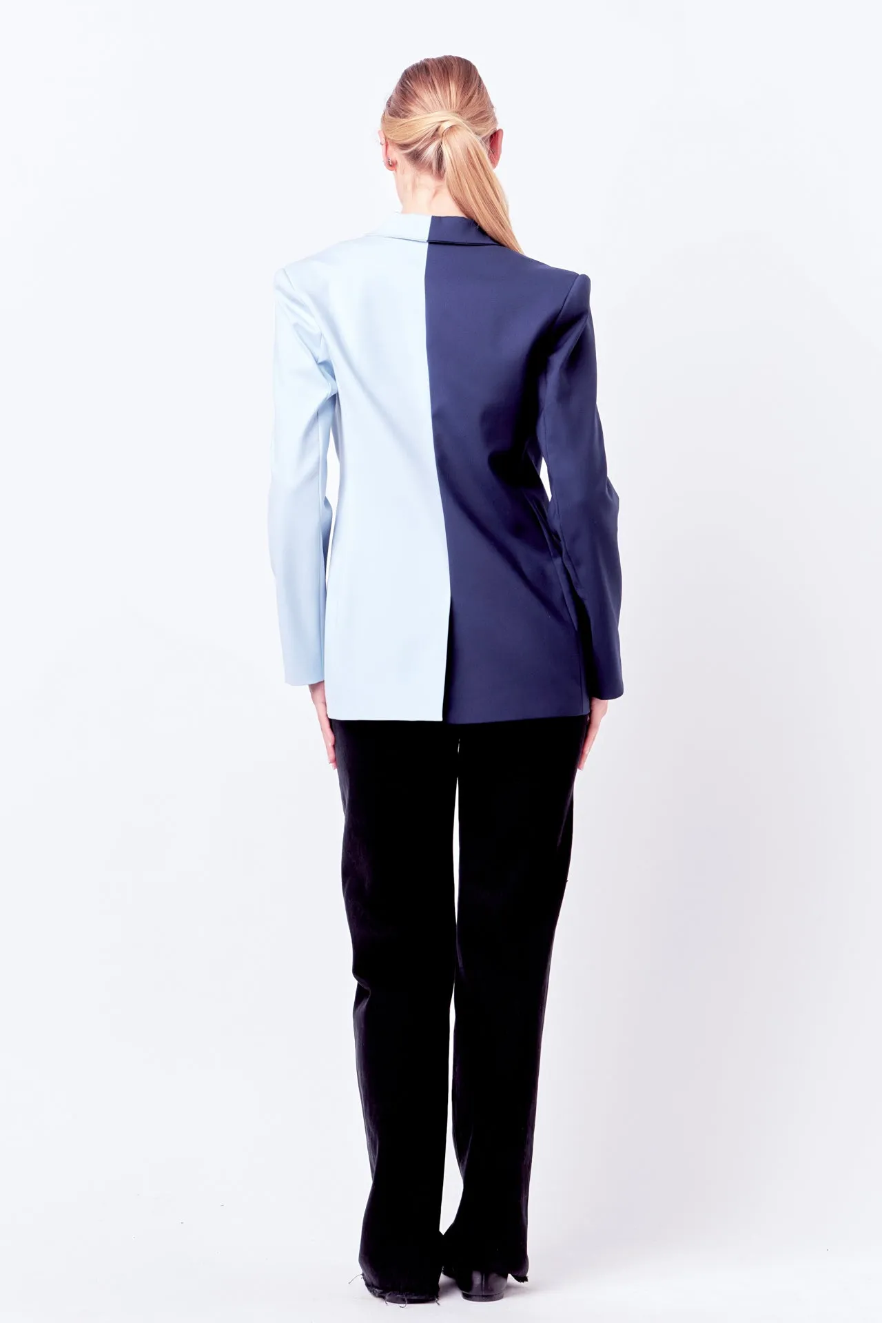 Color Block Blazer