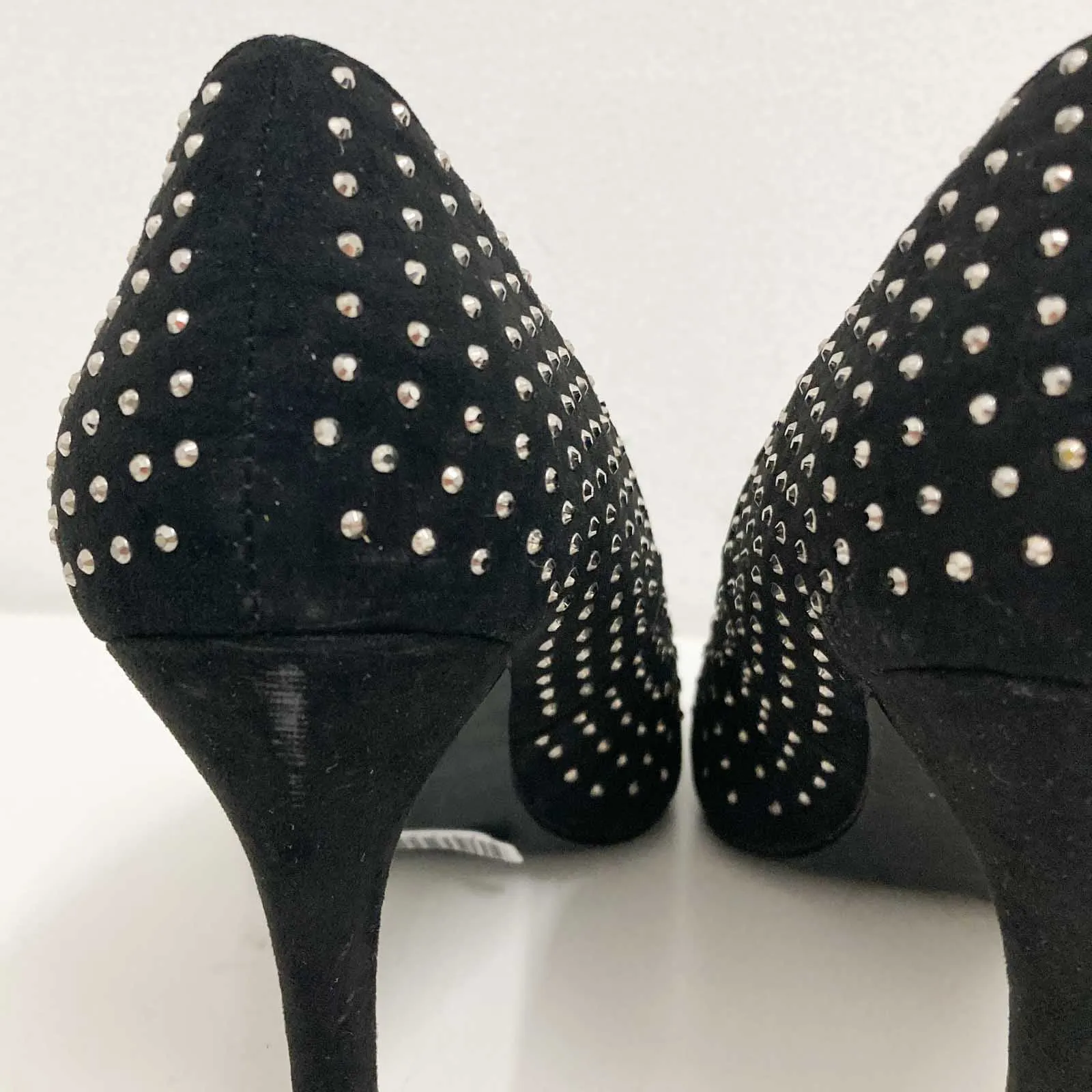 Dorothy Perkins Shoes Size 4 Black Studded Pointed Toe Heels