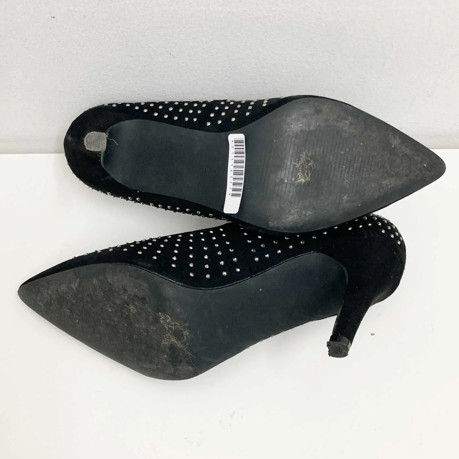 Dorothy Perkins Shoes Size 4 Black Studded Pointed Toe Heels