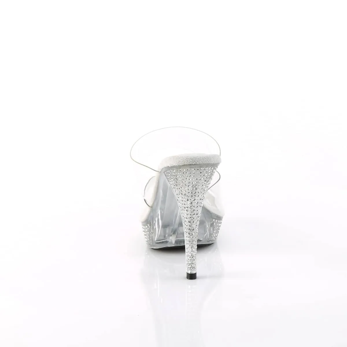 ELEGANT-402 Clear Slide High Heel