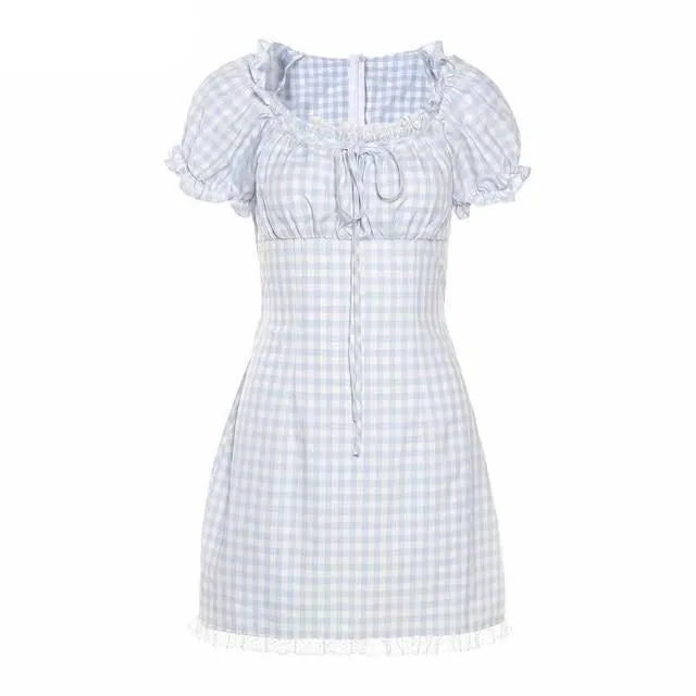 Elegant Bow Silk Mini Dress