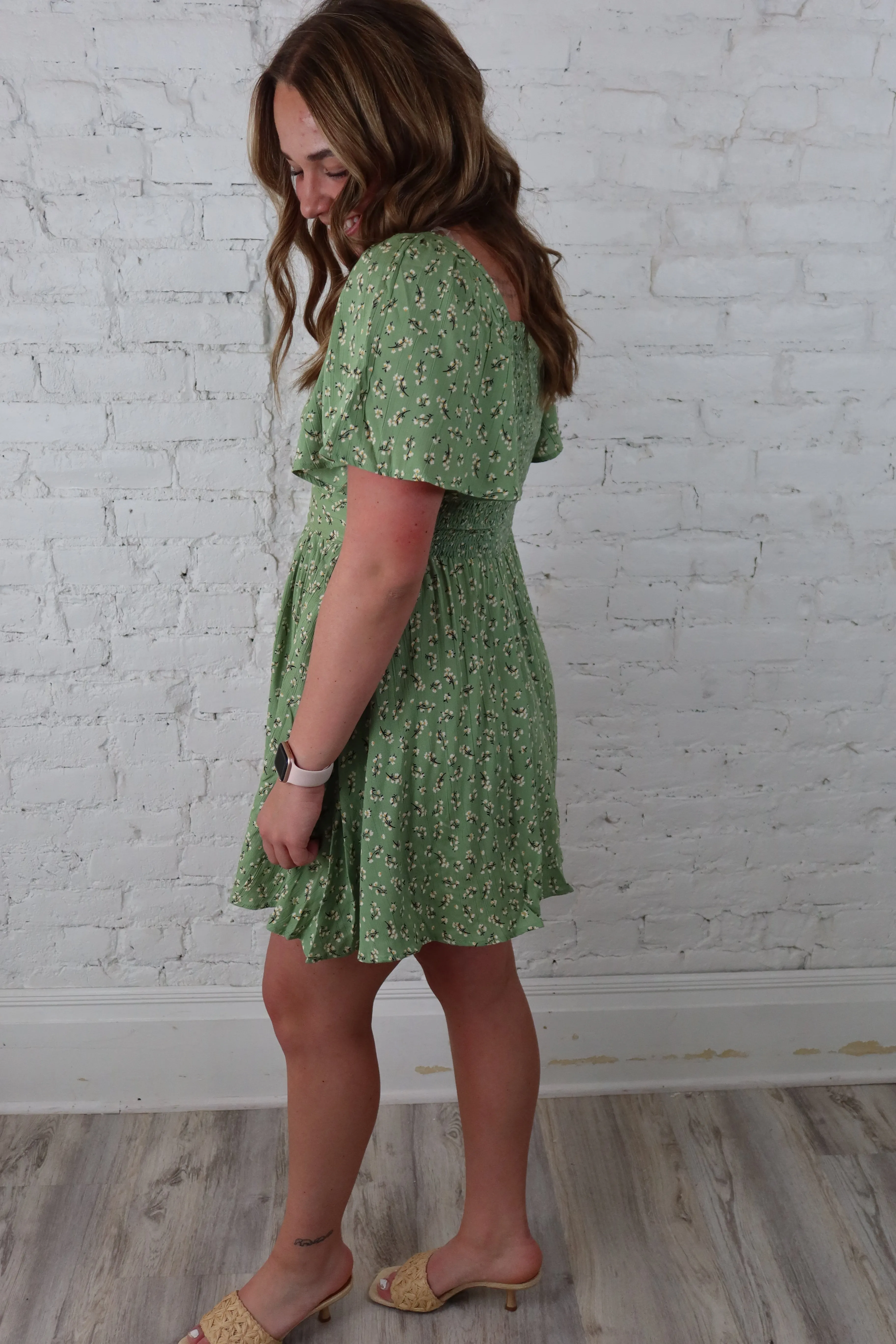 Find Me Here Twist Front Dress