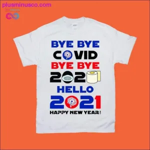 Happy New Year 2021 Fitted Scoop T-Shirts