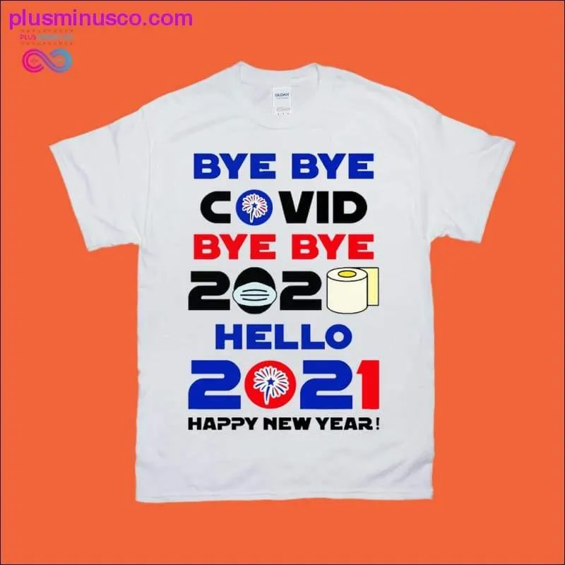 Happy New Year 2021 Fitted Scoop T-Shirts