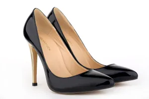 Hot Style Pointed Head Gold Heel Shallow Heel Shoes
