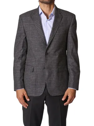 JB Britches Plaid Sport Coat - Charcoal