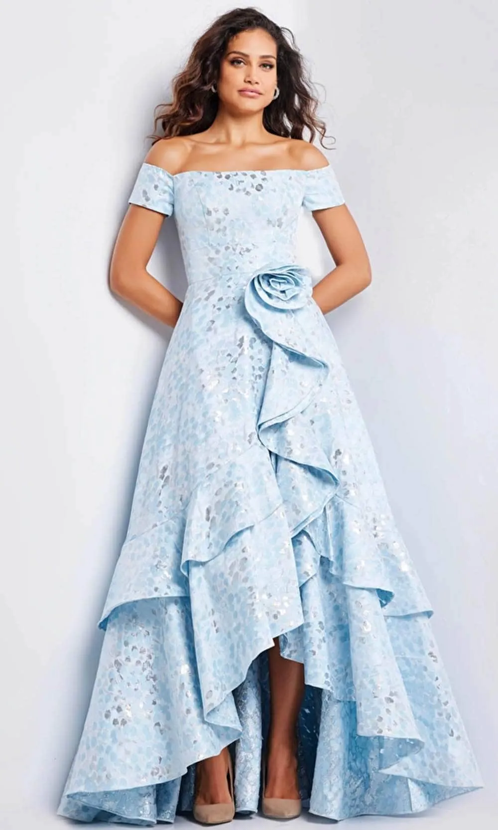 Jovani 26256 - High-Low A-Line Gown for Evening Events