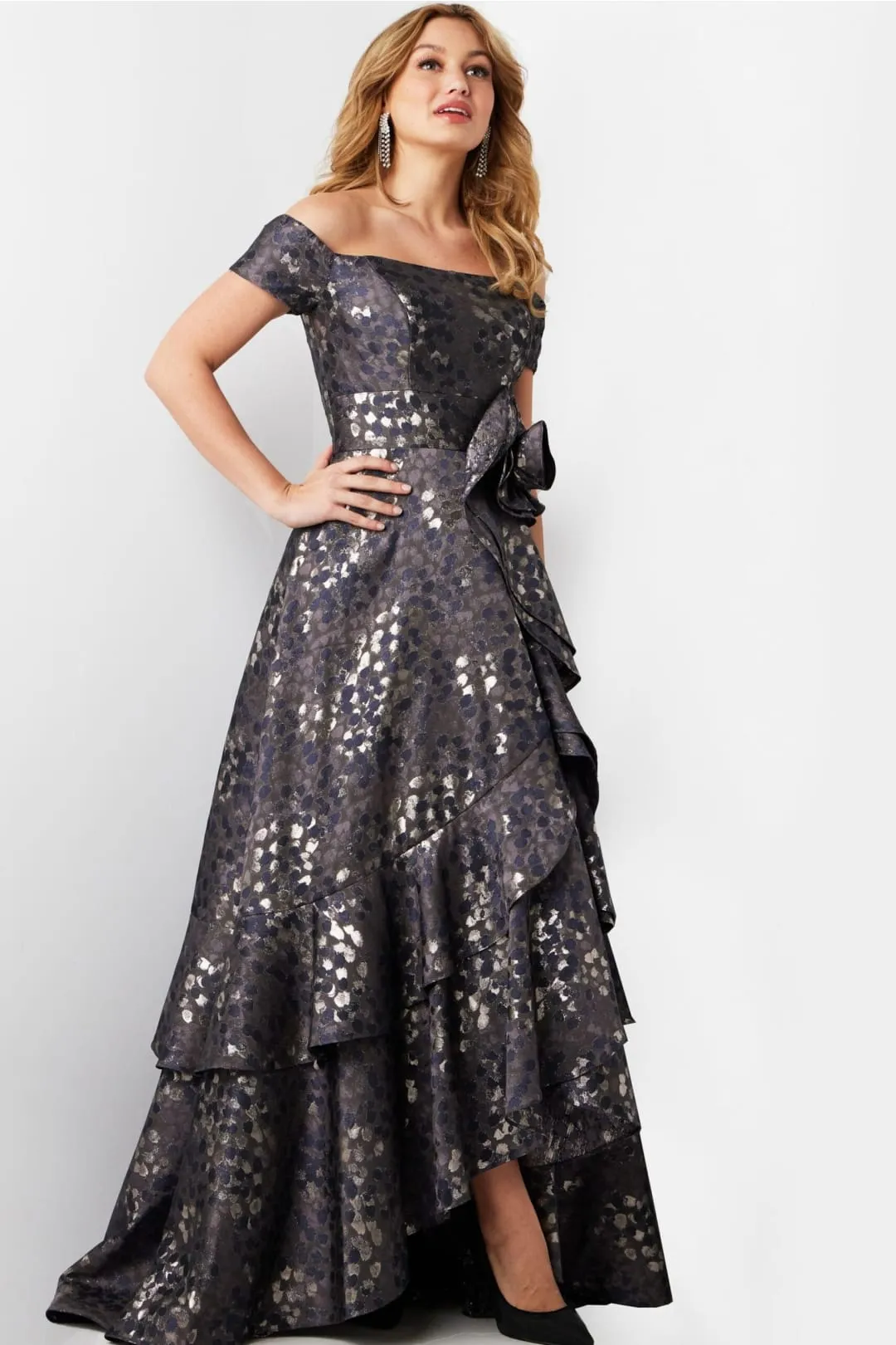 Jovani 26256 - High-Low A-Line Gown for Evening Events