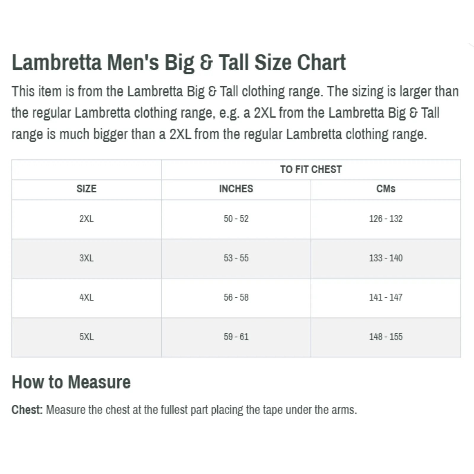 Lambretta Mens Target Quadrant Big & Tall T-Shirt
