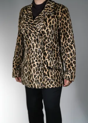 Leopard Double Breasted Jacket