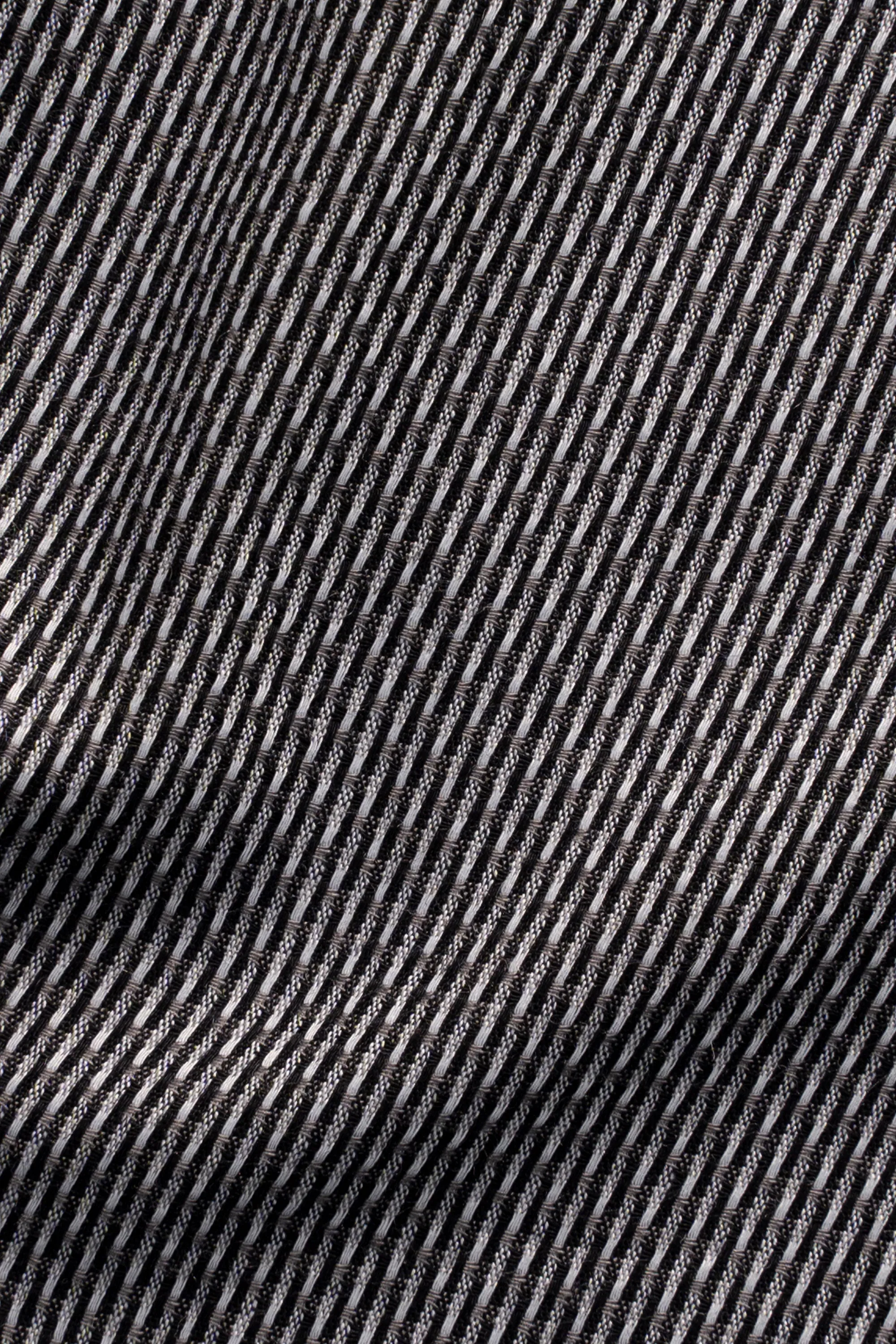 LIMITED EDITION SHIRT BLACK AND GREY SELF TEXTURED