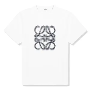 Loewe Anagram Pixelated White T Shirt
