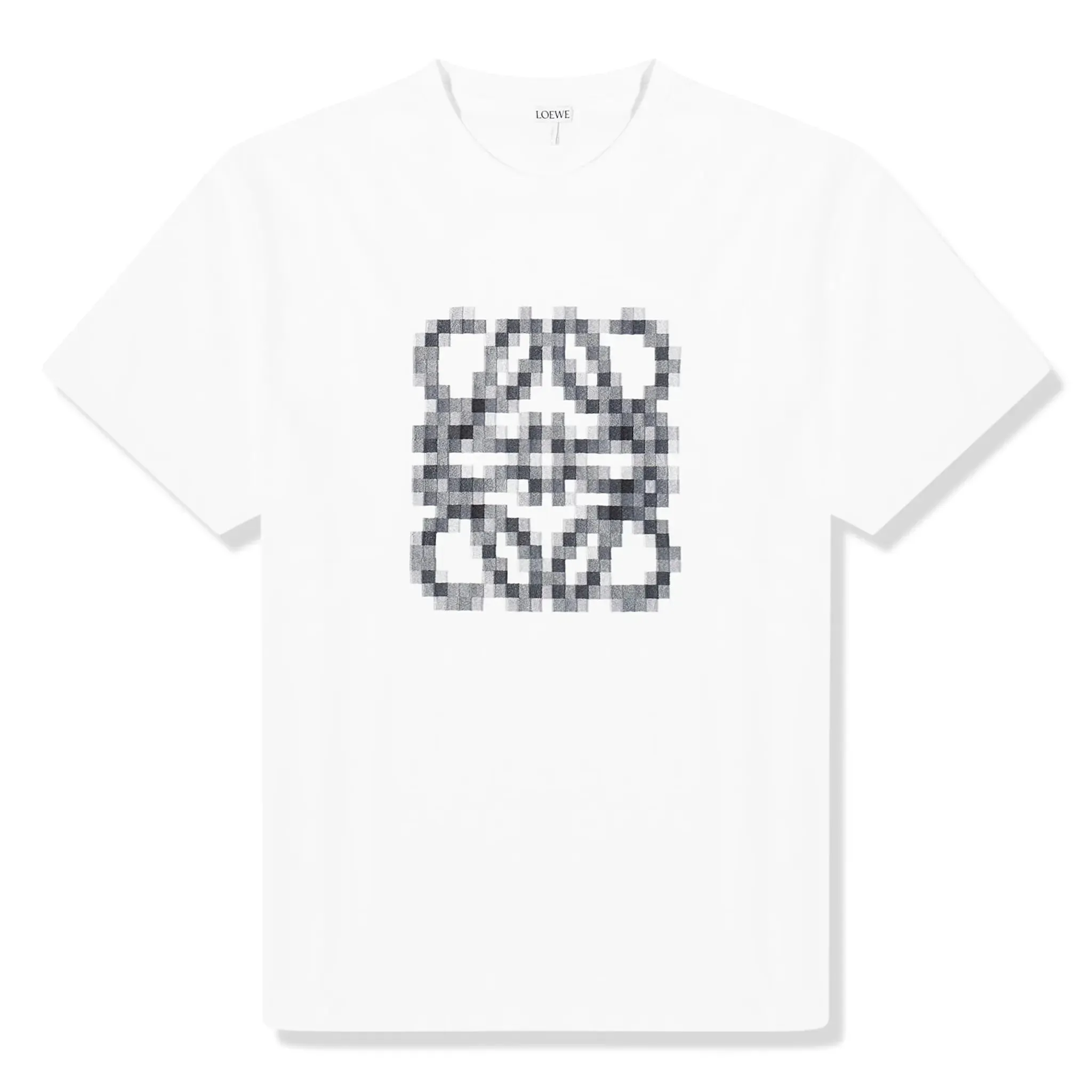Loewe Anagram Pixelated White T Shirt