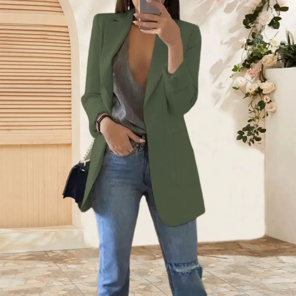 LVSANW 2024 Casual Office Ladies Clothing Oversize Women's Blazer Jacket Woman Black Elegant Fashion Blazers Female Coat