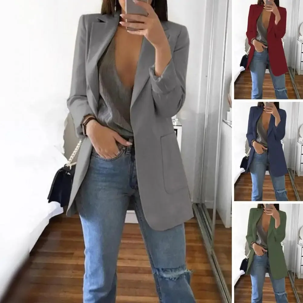 LVSANW 2024 Casual Office Ladies Clothing Oversize Women's Blazer Jacket Woman Black Elegant Fashion Blazers Female Coat