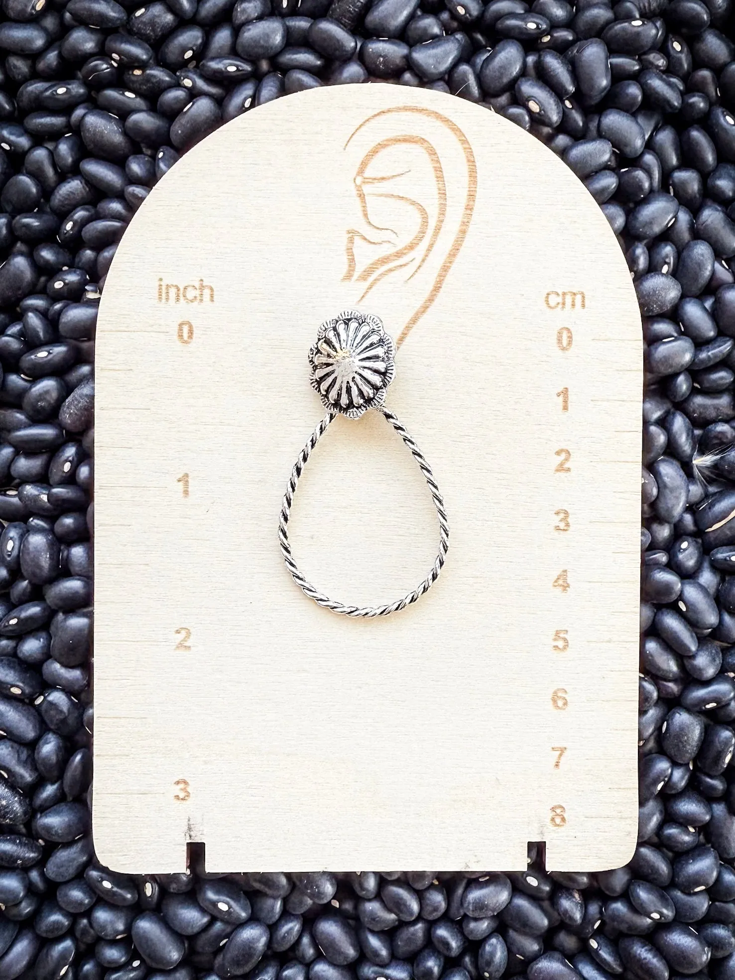 Marie Teardrop Dangle Earrings - Silver