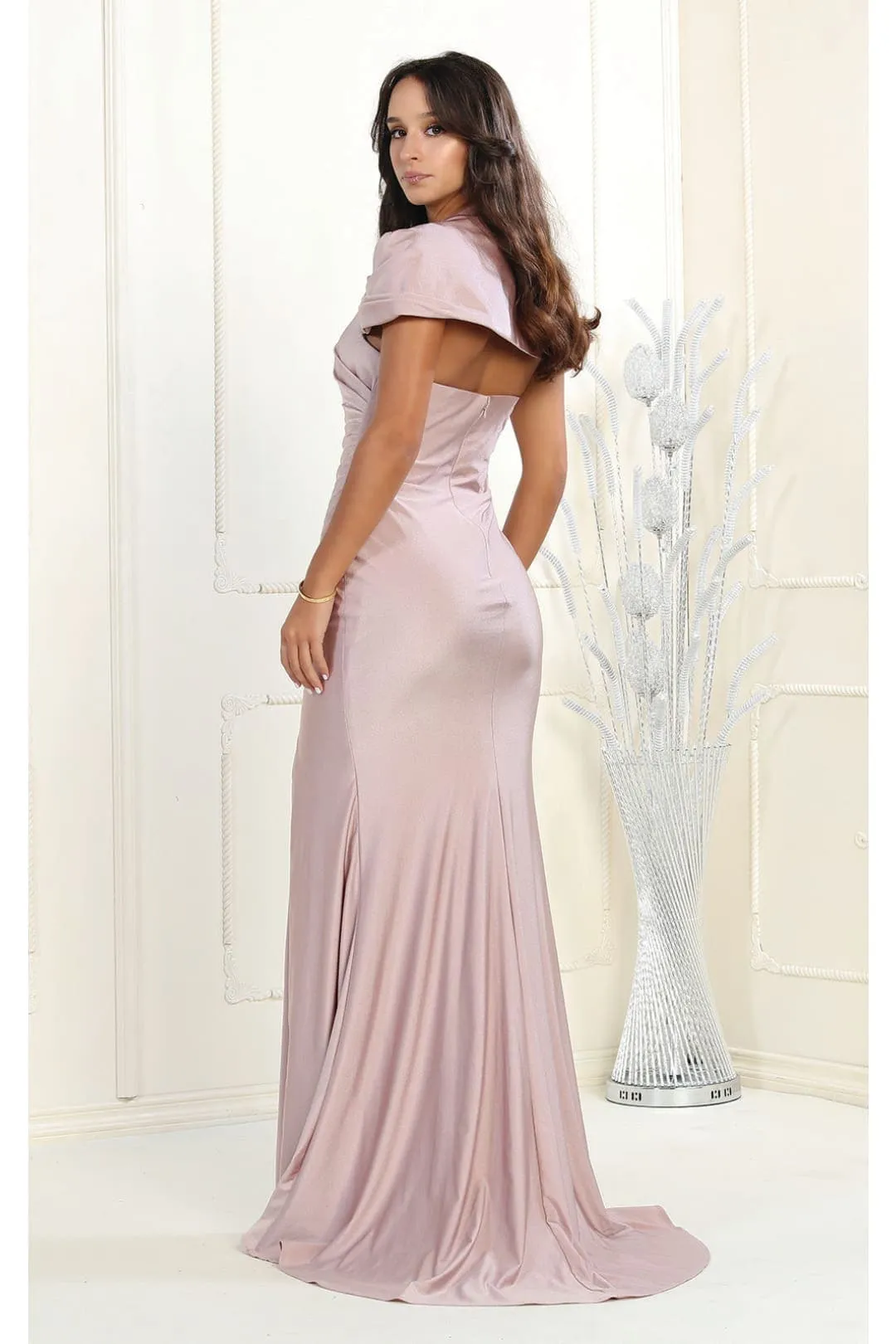 Mauve Bridesmaid Dresses in Satin and Plus Size Gowns by MQ1928