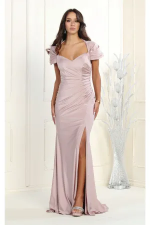 Mauve Bridesmaid Dresses in Satin and Plus Size Gowns by MQ1928