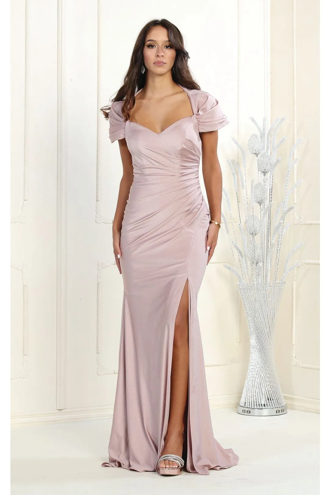 Mauve Bridesmaid Dresses in Satin and Plus Size Gowns by MQ1928