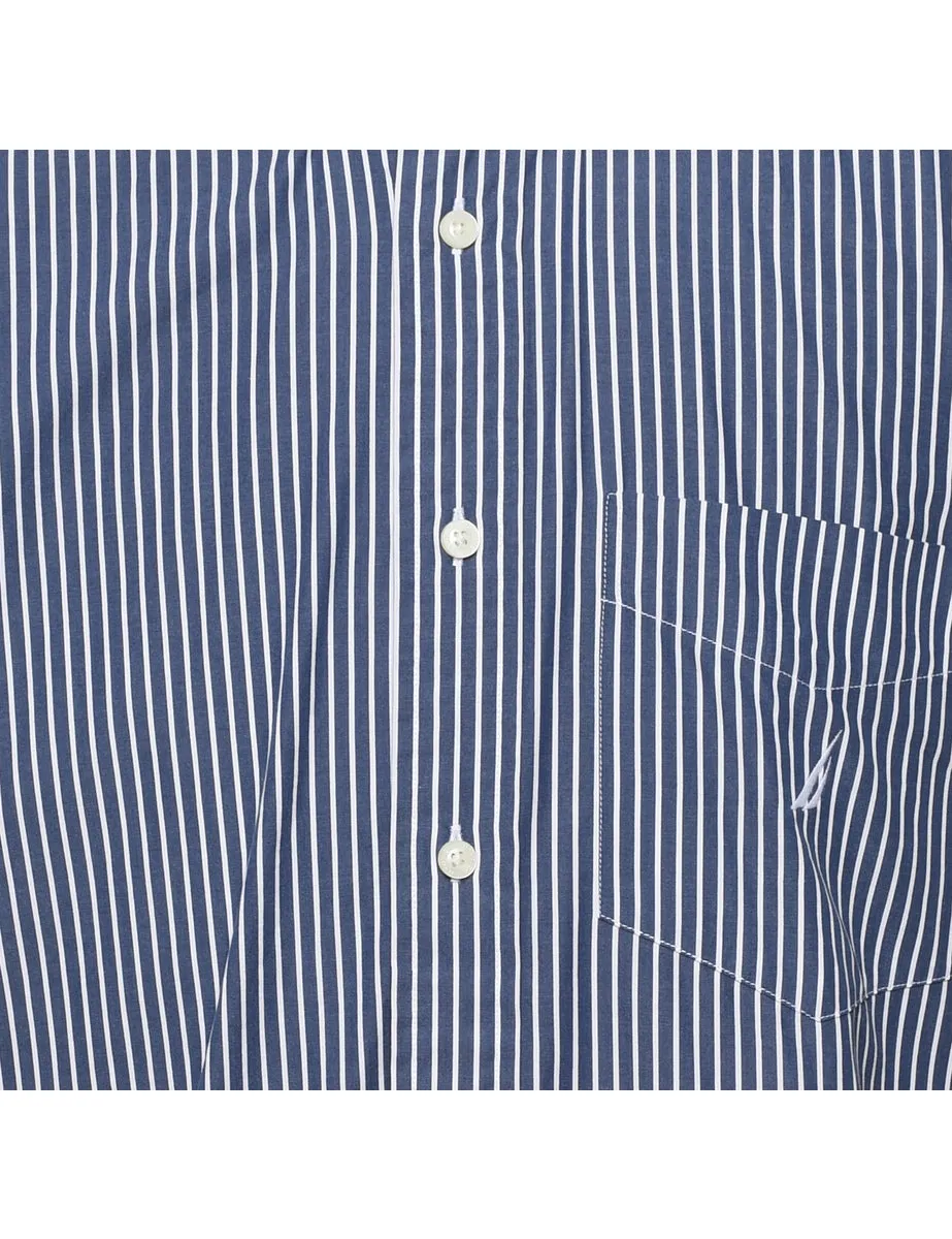 Nautica Striped Smart Shirt - L