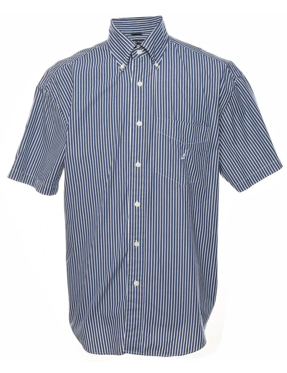 Nautica Striped Smart Shirt - L