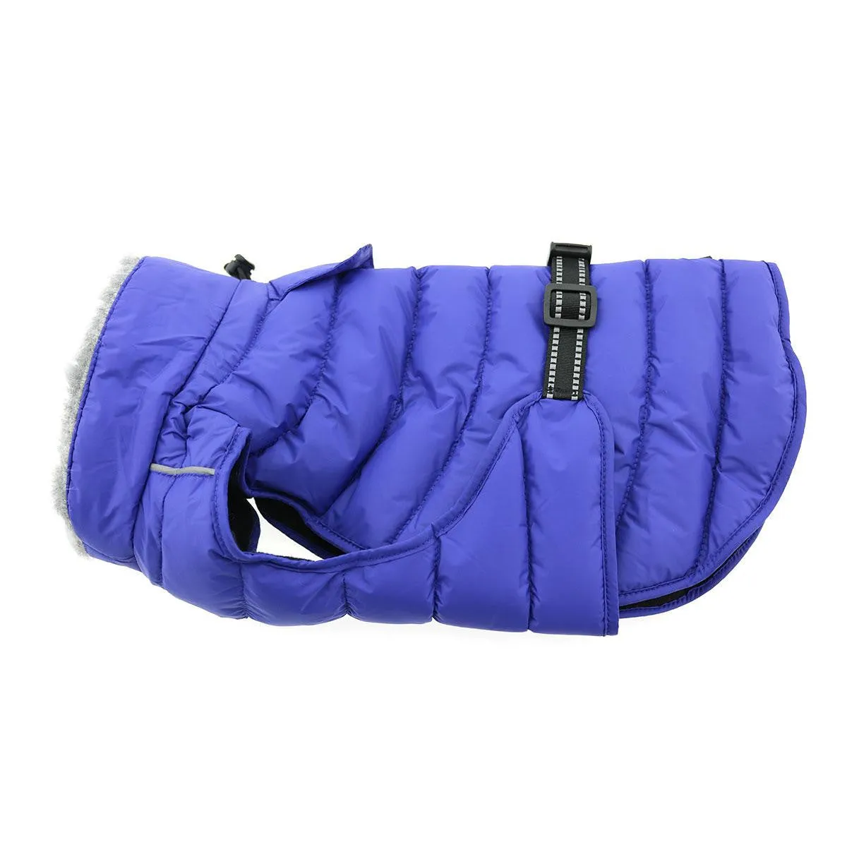 NAVY BLUE ALPINE EXTREME WEATHER PUFFER DOG COAT