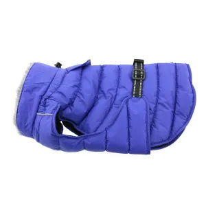 NAVY BLUE ALPINE EXTREME WEATHER PUFFER DOG COAT