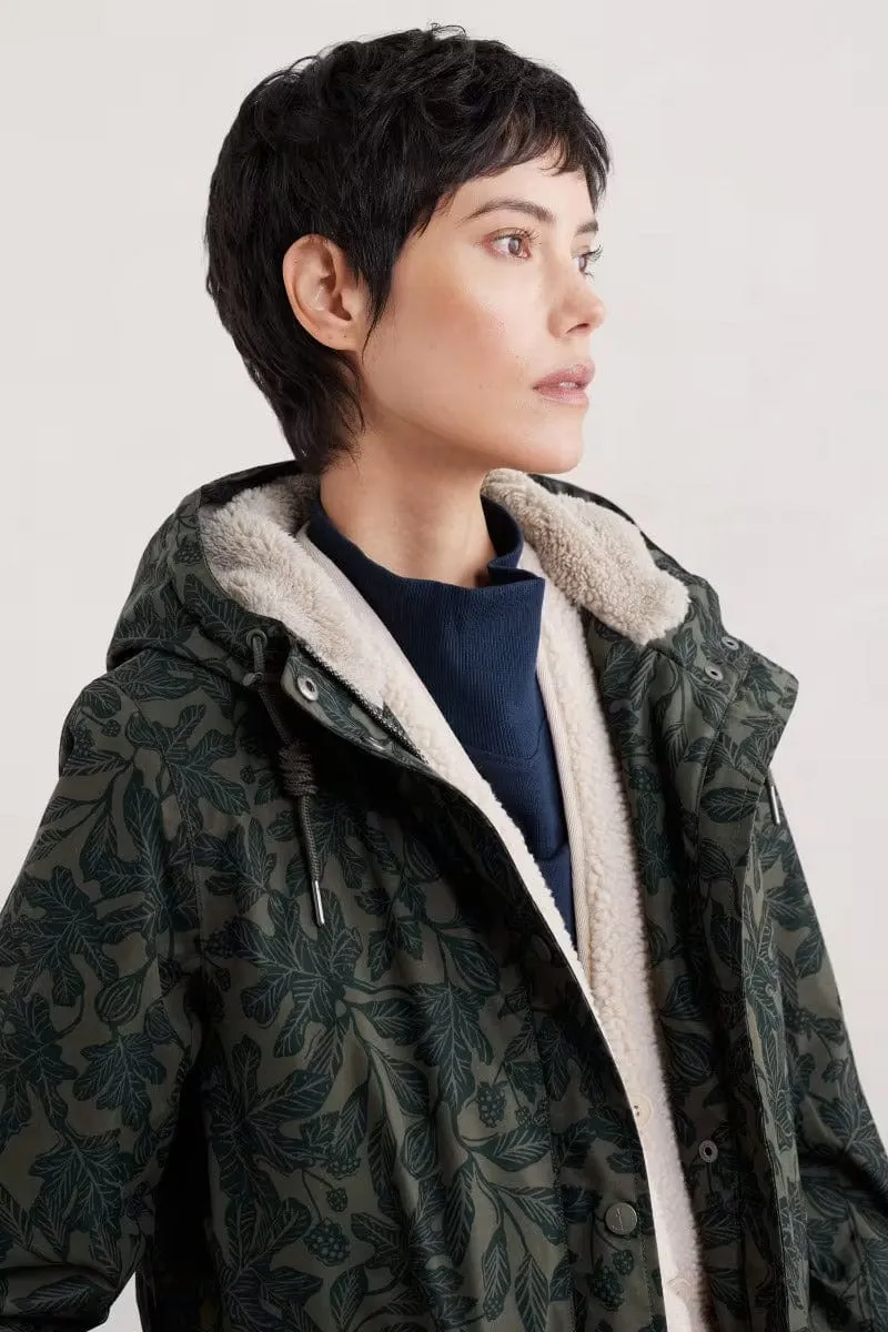 Plant Hunter 2 Waterproof Coat - Fig Tree Lino Highland