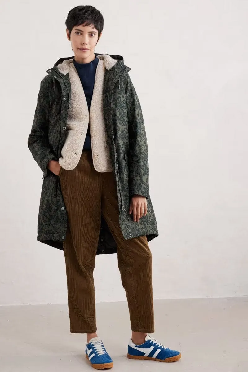 Plant Hunter 2 Waterproof Coat - Fig Tree Lino Highland