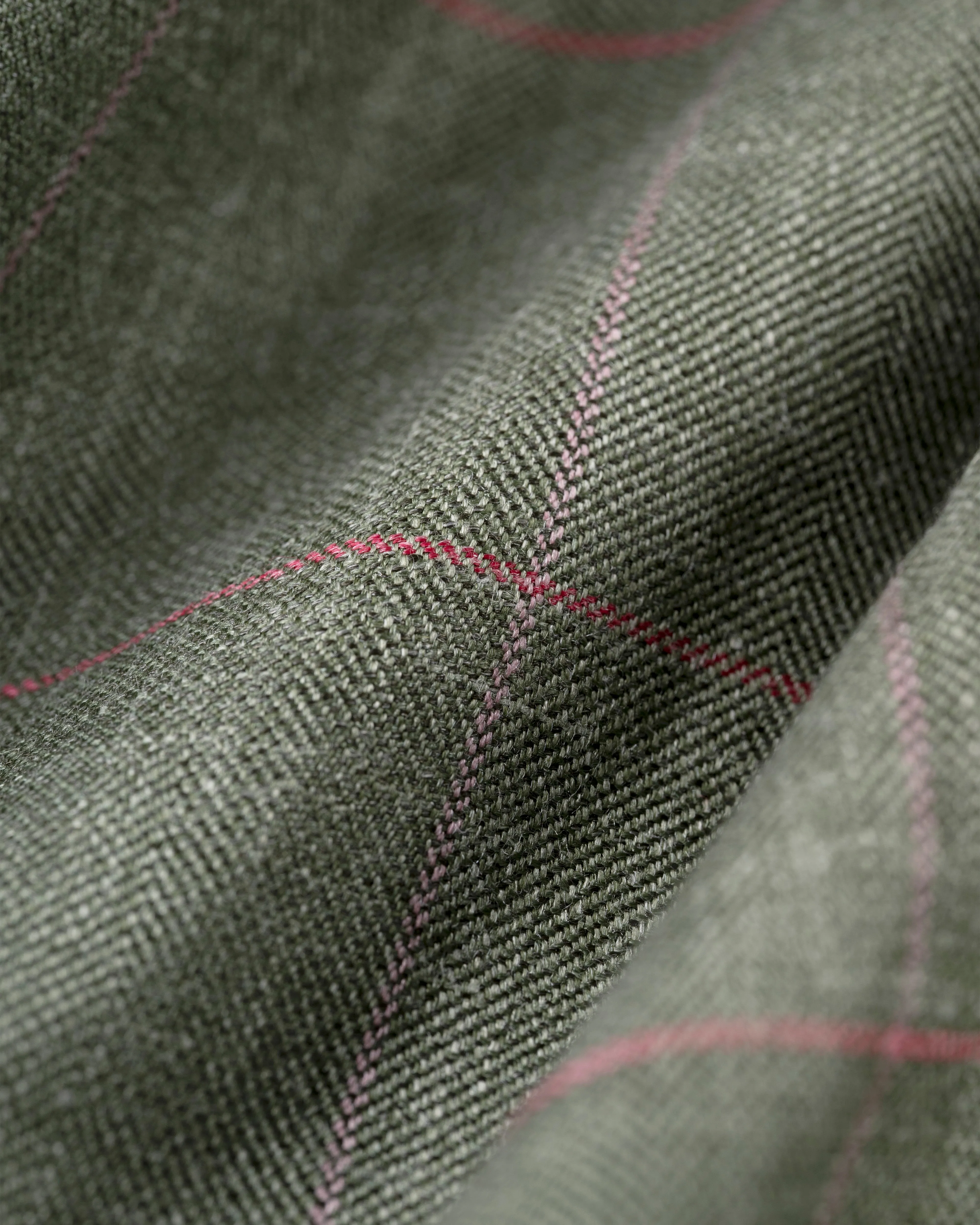 SAGE GREEN/PINK WINDOWPANE SPORT COAT