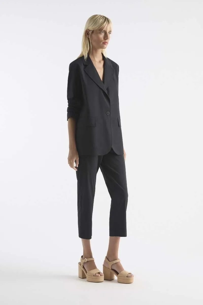 Stretch Blazer in Black F65 4129 by Mela Purdie