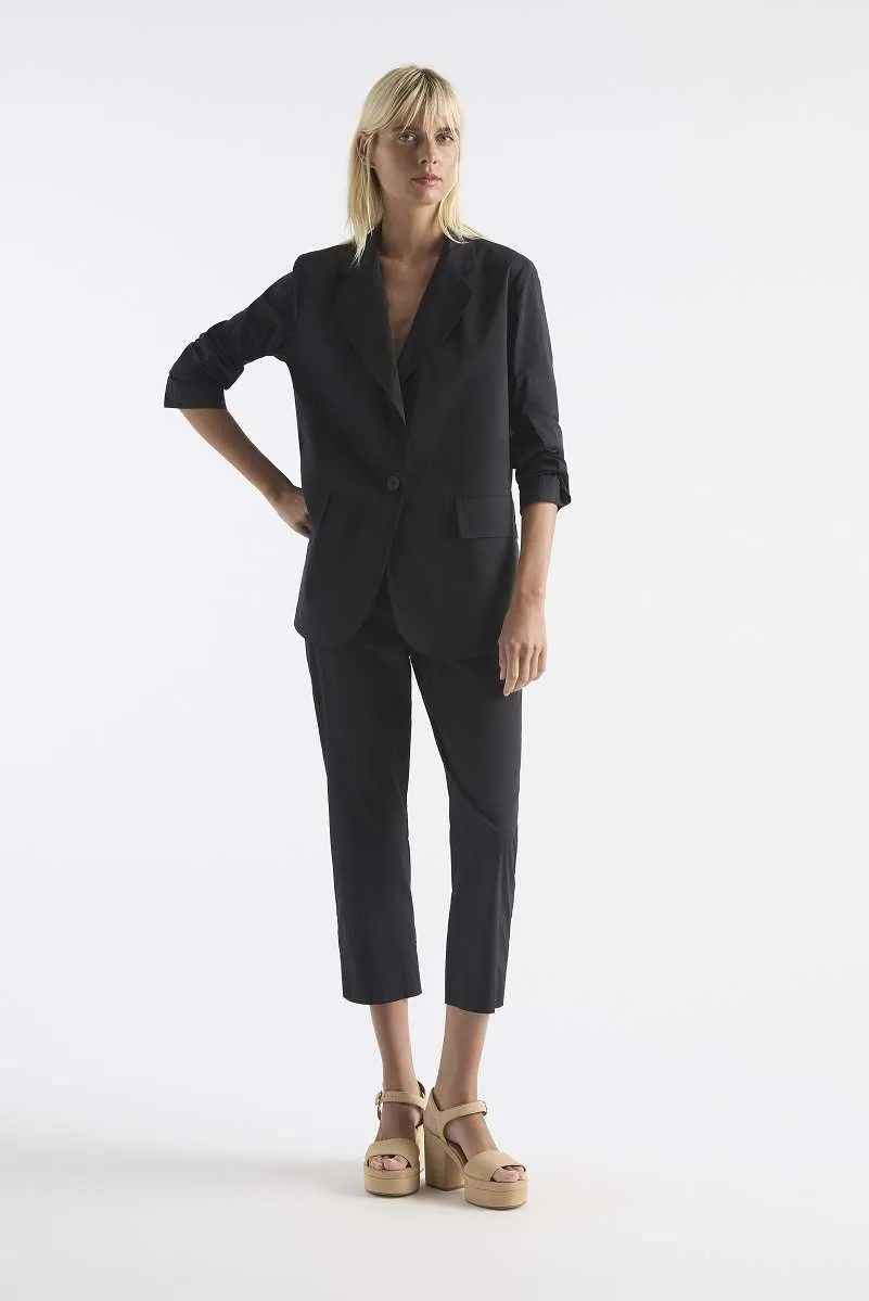 Stretch Blazer in Black F65 4129 by Mela Purdie