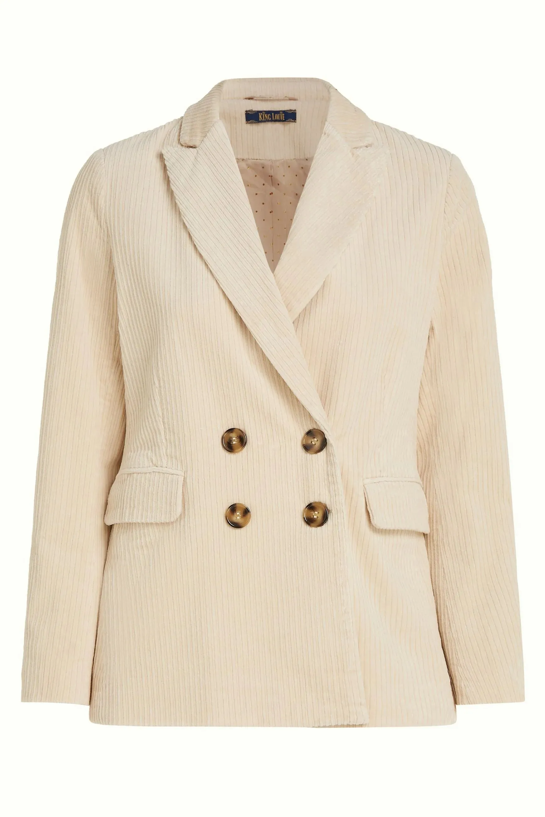 Tina Corduroy Blazer - Ivory
