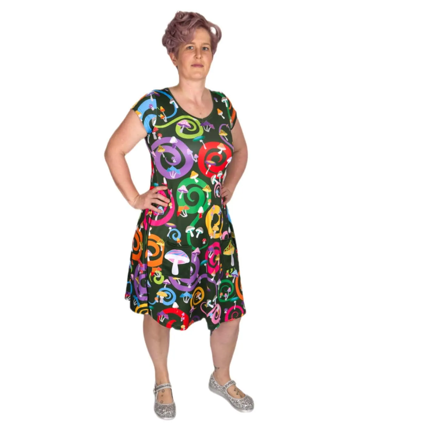 Toadstool Tunic Dress With Pockets