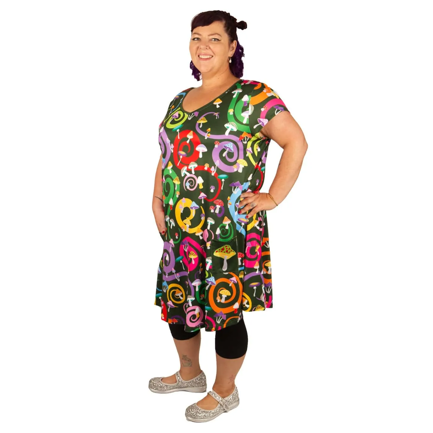 Toadstool Tunic Dress With Pockets