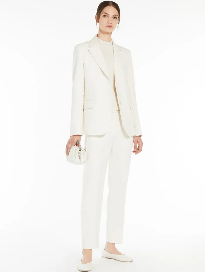 Weekend By Max Mara UVA Single Breasted Blazer In Stretch Wool Blend 2515041041 Col 016