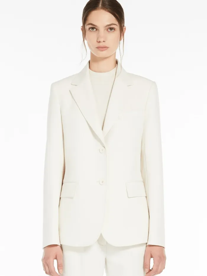 Weekend By Max Mara UVA Single Breasted Blazer In Stretch Wool Blend 2515041041 Col 016