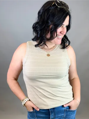 White Pepper Euclid Tank